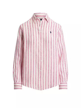 POLO RALPH LAUREN | Prodotto: Camicetta di lino
Marca: POLO RALPH LAUREN
Colore: rosso
Categorie: Moda,Donna

Lunghezza manica: Manica lunga
Materiale: Lino
Forma colletto: Colletto a camicia
Motivo: A righe
Vestibilità (capispalla): Regular
Stile: Casual
Dettagli: Logo,Ric | 